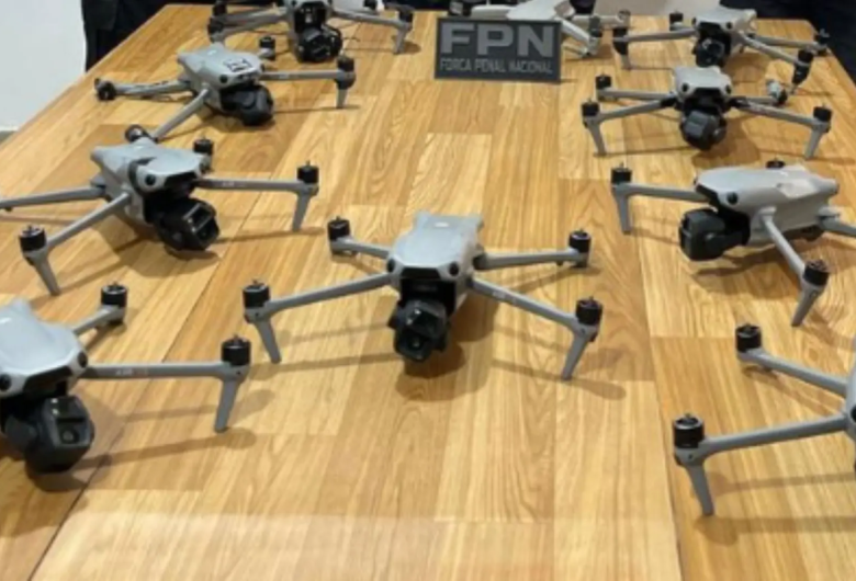 Ações interceptam 18 drones em Presídio de Segurança Máxima
